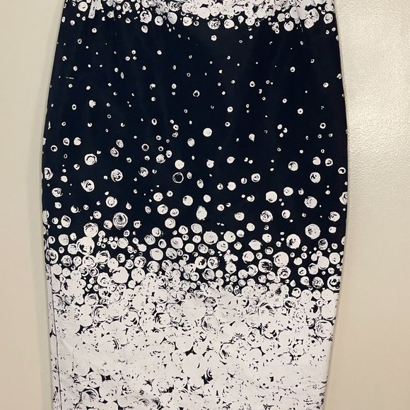 Katie Ermilio Silk Pearl Pencil Skirt - Picture 5 of 11
